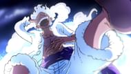 Luffy's Gear 5th transformation (Image via Toei Animation)
